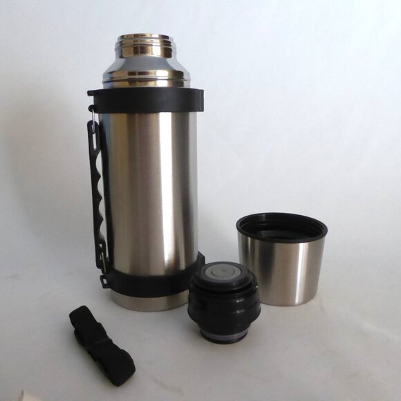 NEW STAINLESS STEEL THERMOS & TRAVEL MUG 5 PIECE SET CAMPING OUTDOOR - Picture 4 of 10